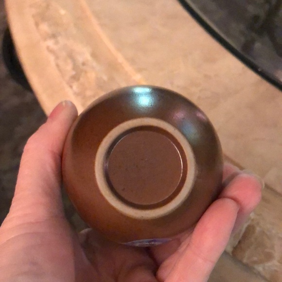 Handcrafted Ceramic Cup with Floral Design - Picture 3 of 5